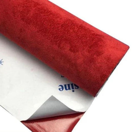 Velvet Fabric Roll | Self-Adhesive Textile with Easy Application | Luxurious Finish for Home Decor 6
