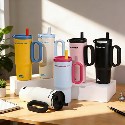 Bowlift | Unisex Insulated Mug with Integrated Straw | Eco-Friendly Design for Cold Beverages 1