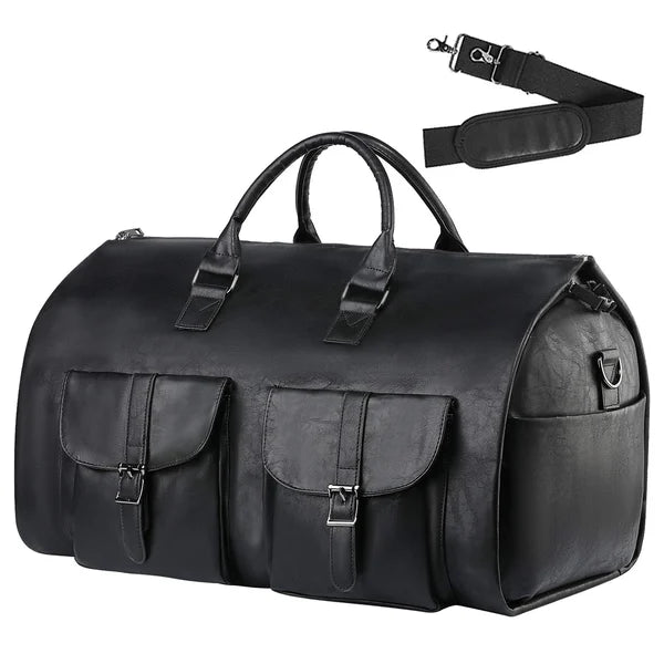 Versatile 3-in-1 Convertible Duffle Bag with Garment Storage | Stylish Travel Solution for Organization 0