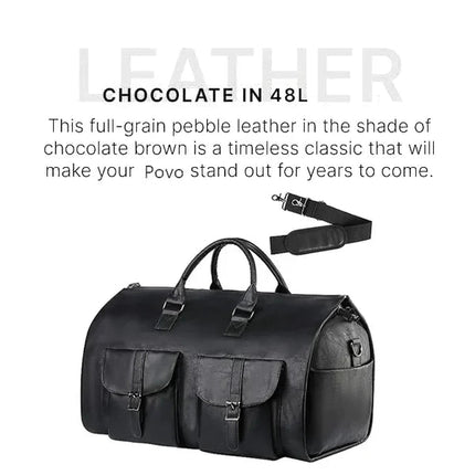 Versatile 3-in-1 Convertible Duffle Bag with Garment Storage | Stylish Travel Solution for Organization 5