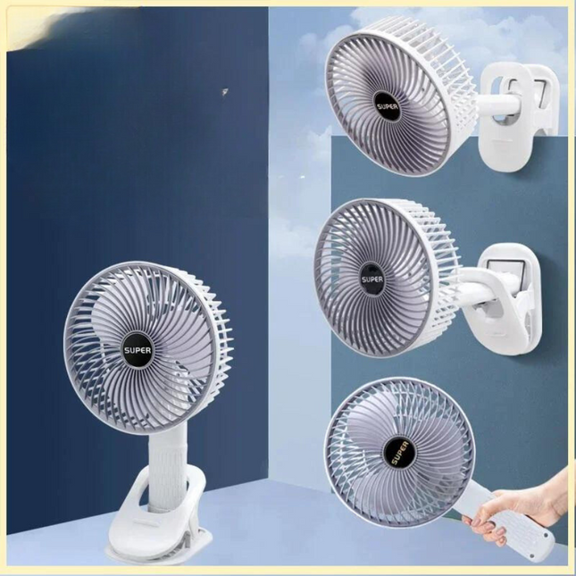 Versatile 4-in-1 Portable Fan with Adjustable Speeds & Quiet Operation for Ultimate Comfort 0