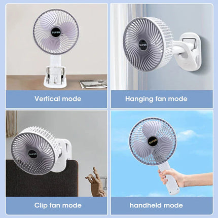 Versatile 4-in-1 Portable Fan with Adjustable Speeds & Quiet Operation for Ultimate Comfort 5