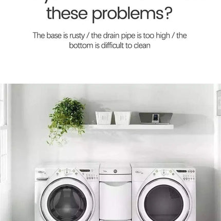 Versatile Appliance Stand | Adjustable Washing Machine Stand with Wheels for Easy Mobility 3