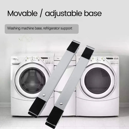 Versatile Appliance Stand | Adjustable Washing Machine Stand with Wheels for Easy Mobility 4