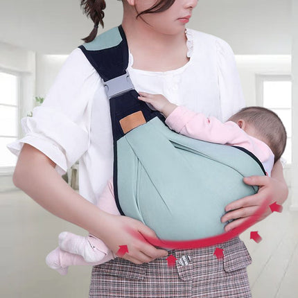 Versatile Baby Sling Carrier | Lightweight Cotton & Mesh Design for All-Season Comfort 2