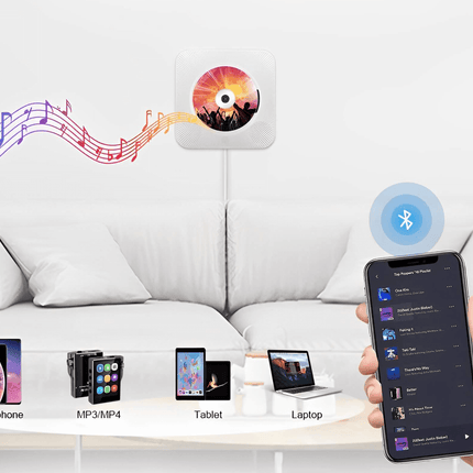 Versatile CD Player with Bluetooth & FM Radio | Crystal Clear Sound for Home Entertainment 7