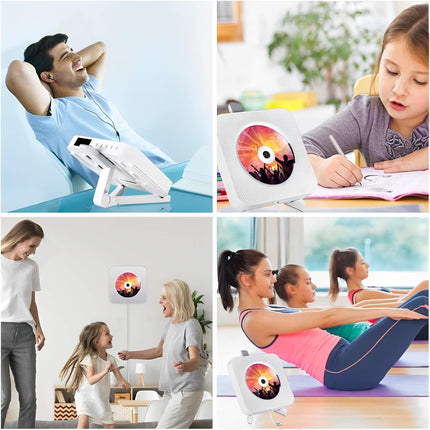Versatile CD Player with Bluetooth & FM Radio | Crystal Clear Sound for Home Entertainment 8