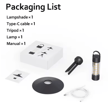 Versatile Camping Light | Adjustable Rechargeable Lantern with Waterproof Design | Portable Illumination for Outdoor Adventures 8