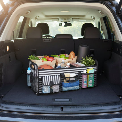 Versatile Car Trunk Organizer | Foldable Waterproof Storage Box with 50L Capacity for Efficient Vehicle Storage 12