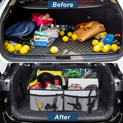 Versatile Car Trunk Organizer | Foldable Waterproof Storage Box with 50L Capacity for Efficient Vehicle Storage 3