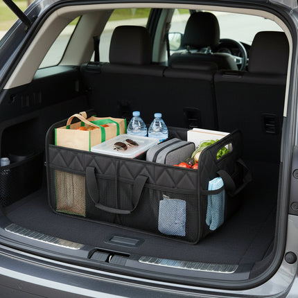 Versatile Car Trunk Organizer | Foldable Waterproof Storage Box with 50L Capacity for Efficient Vehicle Storage 4