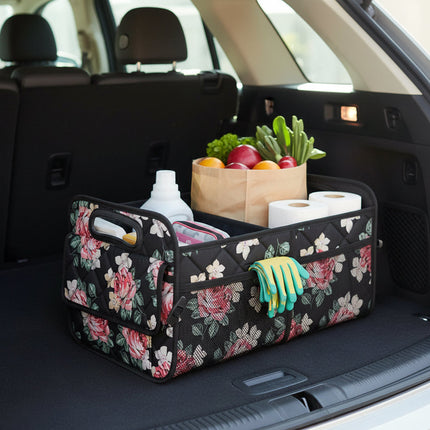 Versatile Car Trunk Organizer | Foldable Waterproof Storage Box with 50L Capacity for Efficient Vehicle Storage 8
