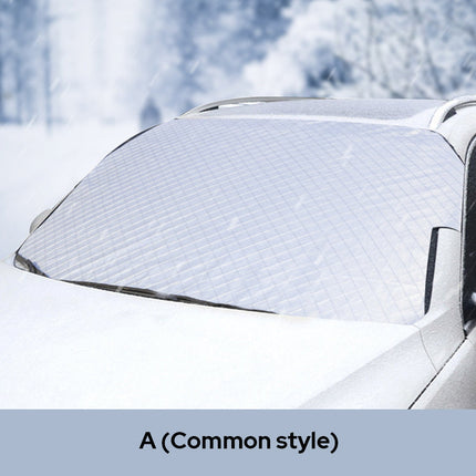Versatile Car Windshield Cover with Magnetic Edges for All-Season Protection 0