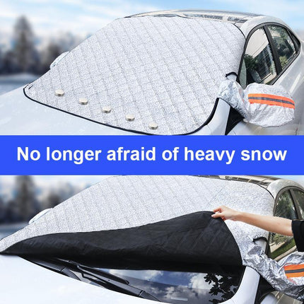 Versatile Car Windshield Cover with Magnetic Edges for All-Season Protection 3