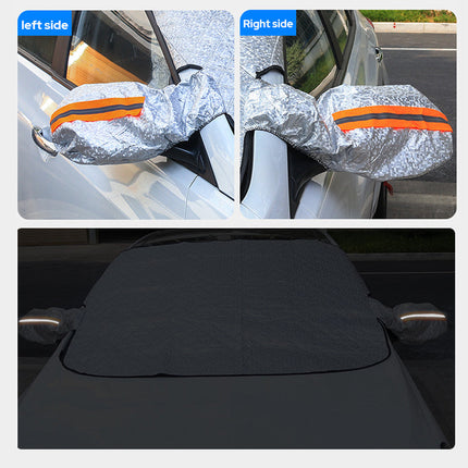 Versatile Car Windshield Cover with Magnetic Edges for All-Season Protection 4