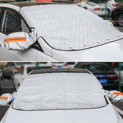 Versatile Car Windshield Cover with Magnetic Edges for All-Season Protection 8