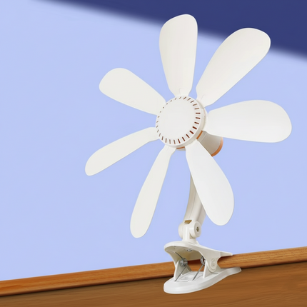 Versatile Clip-On Desk Fan with Whisper-Quiet Operation | Small Office Fan for Personal Cooling 0