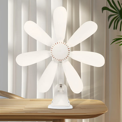 Versatile Clip-On Desk Fan with Whisper-Quiet Operation | Small Office Fan for Personal Cooling 1