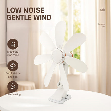 Versatile Clip-On Desk Fan with Whisper-Quiet Operation | Small Office Fan for Personal Cooling 2