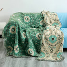 Versatile Cotton Sofa Cover Blanket with Reversible Design | Soft & Durable for Home Decor 0