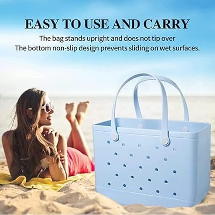Versatile EVA Beach Tote Bag with Vent Holes for Easy Cleaning | Waterproof and Sandproof Design for All Occasions 8