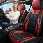 Versatile Faux Leather Car Seat Cover with Padded Foam Core | Easy to Clean Protection for Comfort 0