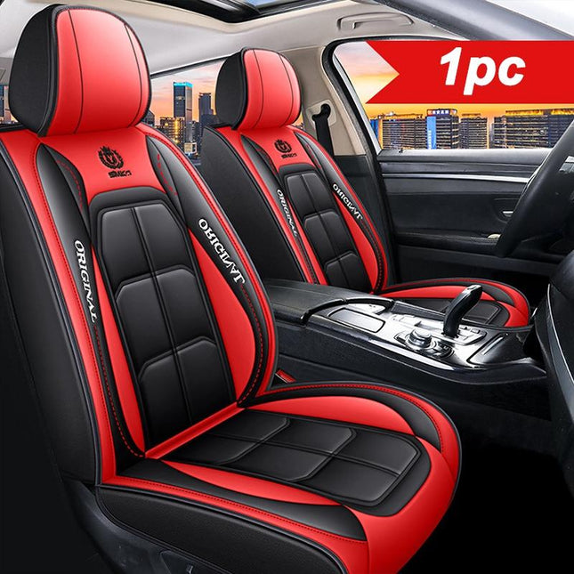 Versatile Faux Leather Car Seat Cover with Padded Foam Core | Easy to Clean Protection for Comfort 1