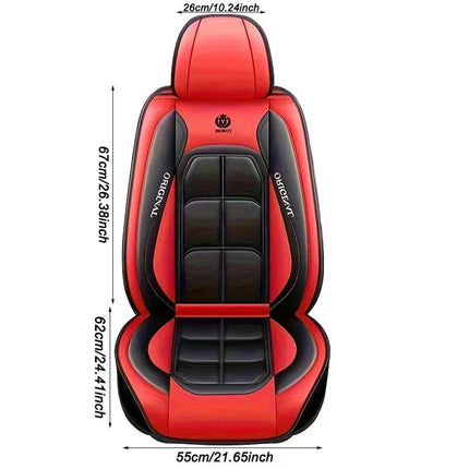 Versatile Faux Leather Car Seat Cover with Padded Foam Core | Easy to Clean Protection for Comfort 3