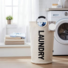 Versatile Foldable Laundry Hamper | Waterproof Fabric with 90L Capacity | Space-Saving Design for Organized Laundry 0