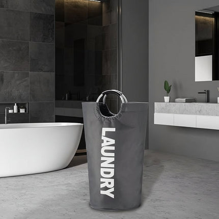 Versatile Foldable Laundry Hamper | Waterproof Fabric with 90L Capacity | Space-Saving Design for Organized Laundry 7