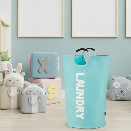 Versatile Foldable Laundry Hamper | Waterproof Fabric with 90L Capacity | Space-Saving Design for Organized Laundry 8