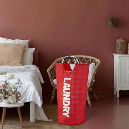 Versatile Foldable Laundry Hamper | Waterproof Fabric with 90L Capacity | Space-Saving Design for Organized Laundry 9