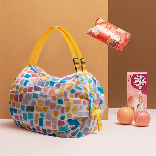 Versatile Foldable Shopping Tote with Large Capacity & Water-Resistant Fabric for Daily Use 1