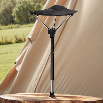 Versatile Folding Camping Stool with Adjustable Height & Lightweight Design for Outdoor Comfort 2