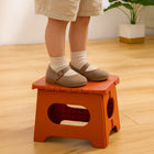 Versatile Folding Step Stool | Lightweight Plastic Design with Portable Handle for Easy Reach 0