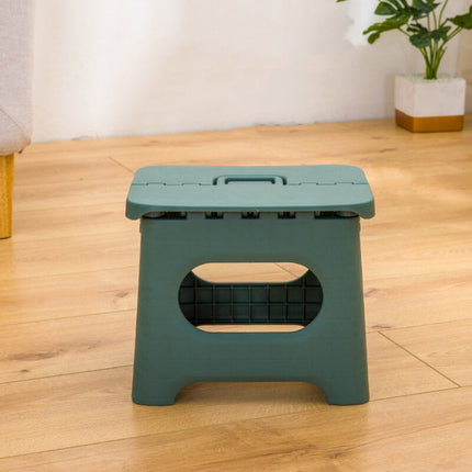 Versatile Folding Step Stool | Lightweight Plastic Design with Portable Handle for Easy Reach 8