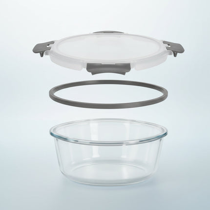 Versatile Glass Food Storage Containers Set with Airtight Lids for Meal Prep 1