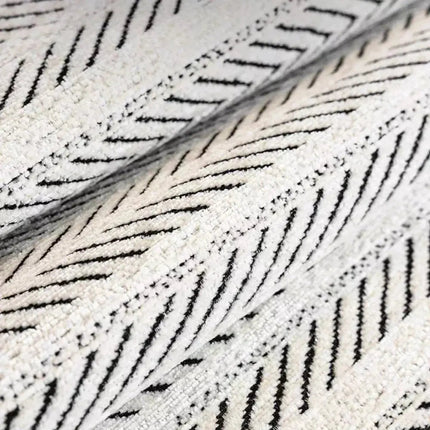 Versatile Herringbone Sofa Cover with Scallop Edge for All-Season Protection 4