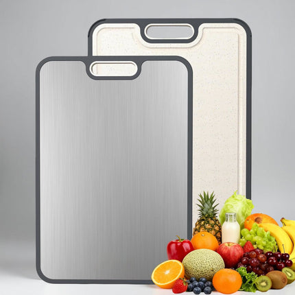 Versatile Kitchen Prep Board | Custom Cutting Board with Double-Sided Design & Juice Groove for Efficient Food Preparation 0