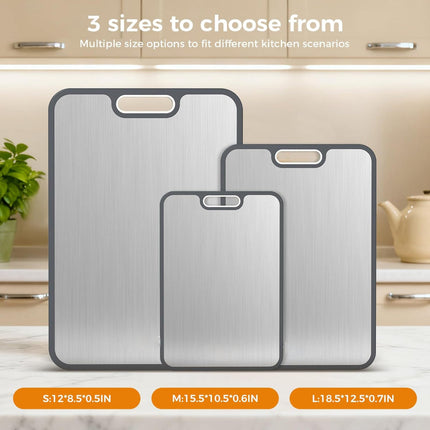 Versatile Kitchen Prep Board | Custom Cutting Board with Double-Sided Design & Juice Groove for Efficient Food Preparation 2