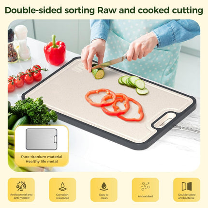 Versatile Kitchen Prep Board | Custom Cutting Board with Double-Sided Design & Juice Groove for Efficient Food Preparation 6