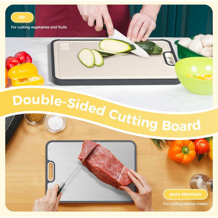 Versatile Kitchen Prep Board | Custom Cutting Board with Double-Sided Design & Juice Groove for Efficient Food Preparation 7