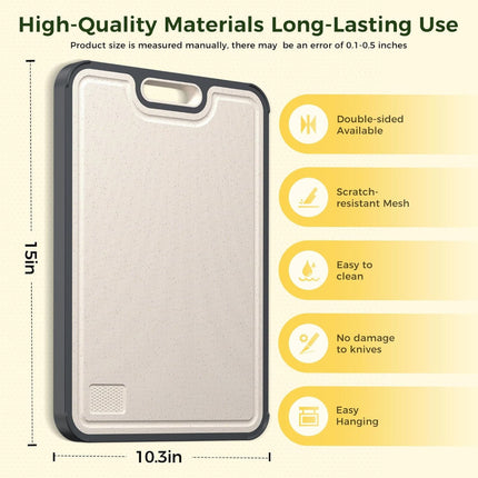 Versatile Kitchen Prep Board | Custom Cutting Board with Double-Sided Design & Juice Groove for Efficient Food Preparation 8