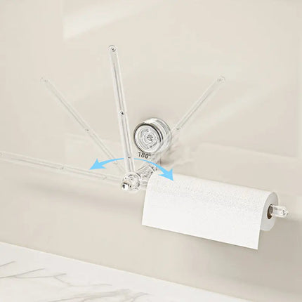 Versatile Kitchen Towel Holder with 180° Rotating Design | Drill-Free Suction Cup for Easy Access 1