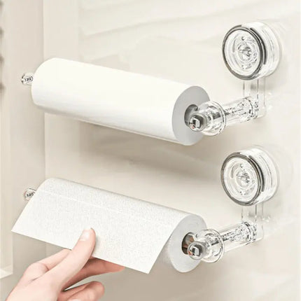 Versatile Kitchen Towel Holder with 180° Rotating Design | Drill-Free Suction Cup for Easy Access 3