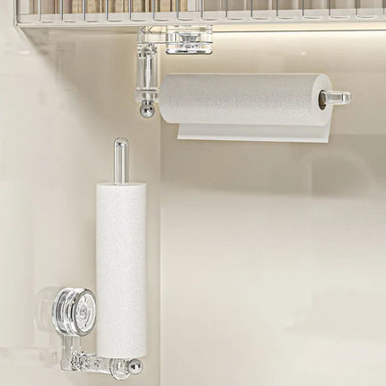 Versatile Kitchen Towel Holder with 180° Rotating Design | Drill-Free Suction Cup for Easy Access 4