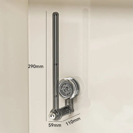 Versatile Kitchen Towel Holder with 180° Rotating Design | Drill-Free Suction Cup for Easy Access 6