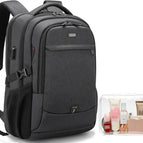 Backpack With Clear Cosmetic Toiletry Bag