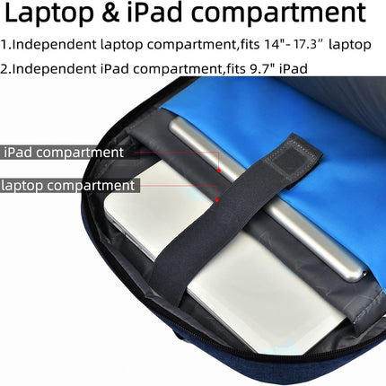 Versatile Laptop Backpack with USB Port & Anti-Theft Design | Organised Storage for Travel and Work 3