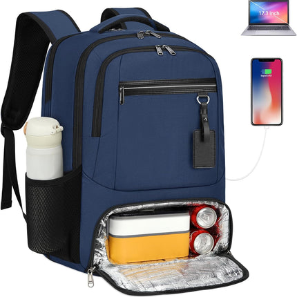 Versatile Laptop & Lunch Backpack with USB Charging Port | Waterproof Design for Travel and Work 10